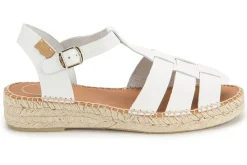 Espadrilles|Sandalen|Horsch Schuhe Espadrilles in Untergrößen Weiß