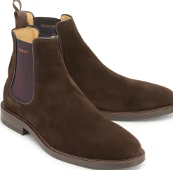 Stiefeletten|Gant Chelsea Boot in Übergrößen Braun