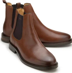 Stiefeletten|Gant Chelsea Boot in Übergrößen Braun