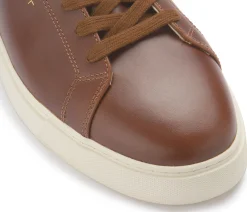 Sneaker|Schnürschuhe|Gant Sneaker in Übergrößen Cognac