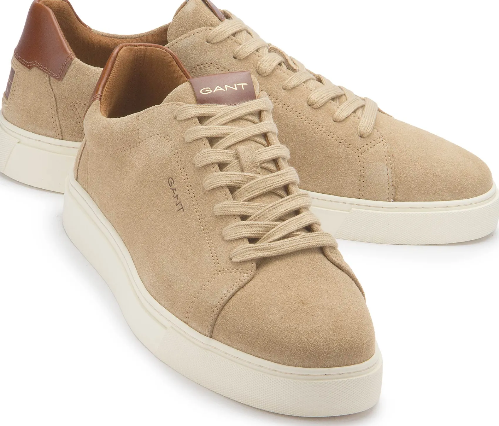 Sneaker|Schnürschuhe|Gant Sneaker in Übergrößen Beige
