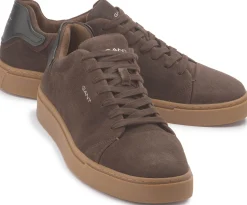 Sneaker|Schnürschuhe|Gant Sneaker in Übergrößen Braun