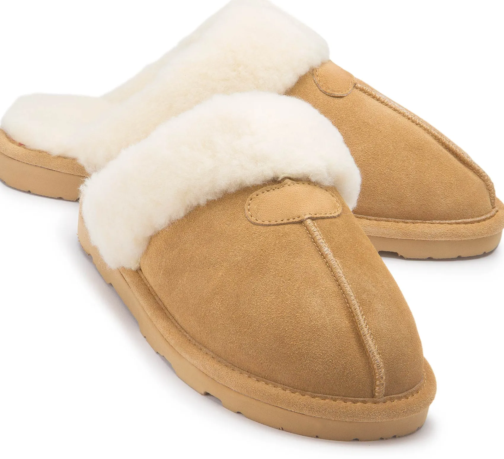 Hausschuhe|Bearpaw Hausschuh in Übergrößen Beige
