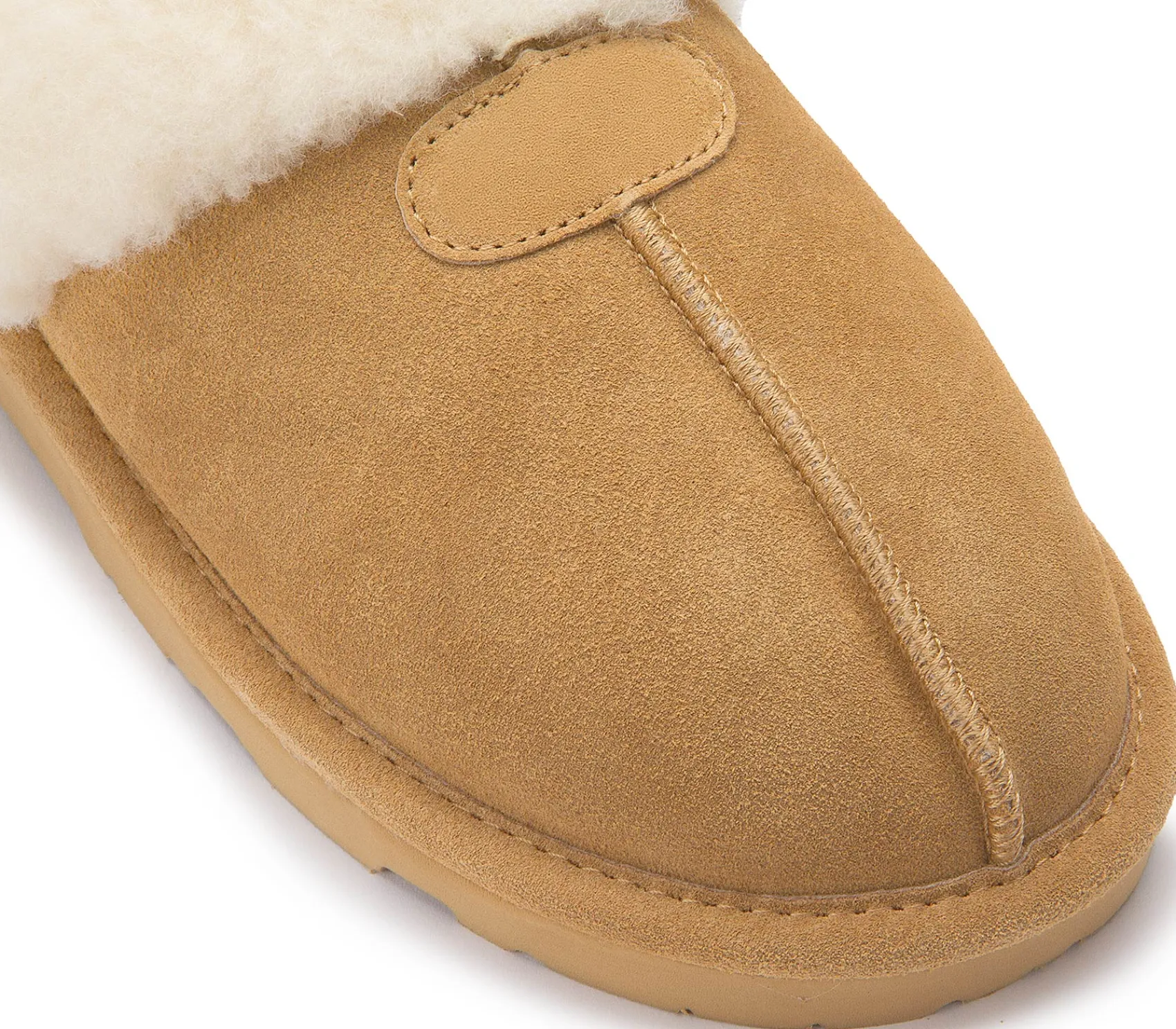 Hausschuhe|Bearpaw Hausschuh in Übergrößen Beige