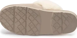 Hausschuhe|Bearpaw Hausschuh in Übergrößen Taupe
