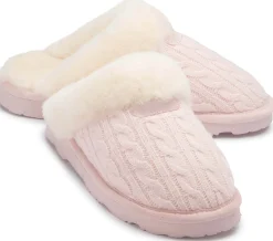 Hausschuhe|Bearpaw Hausschuh in Übergrößen Rosa
