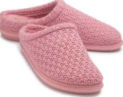 Hausschuhe|Horsch Schuhe Hausschuh in Übergrößen Rosa
