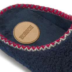 Hausschuhe|Horsch Schuhe Hausschuh in Übergrößen Blau