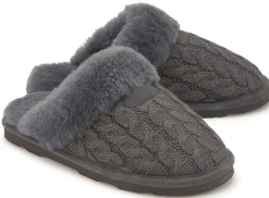Hausschuhe|Bearpaw Hausschuhe in Übergrößen Grau