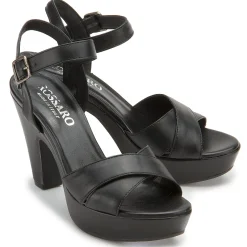 Sandalen|Horsch Schuhe High-Heel Sandale in Untergrößen Schwarz