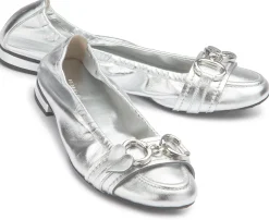 Ballerinas|Kennel Schmenger Kennel & Schmenger Ballerina in Übergrößen Silber