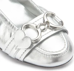 Ballerinas|Kennel Schmenger Kennel & Schmenger Ballerina in Übergrößen Silber