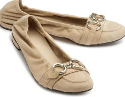 Ballerinas|Kennel Schmenger Kennel & Schmenger Ballerina in Übergrößen Beige