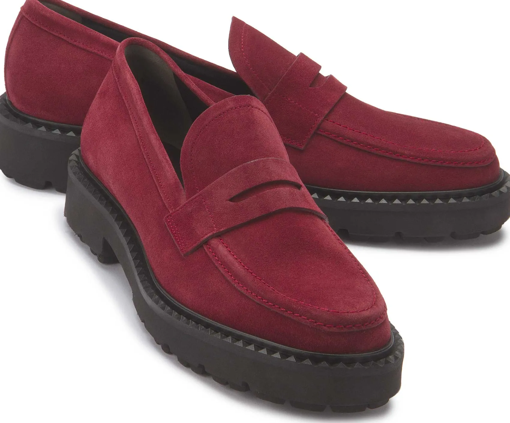 Slipper|Kennel Schmenger Kennel & Schmenger Loafer in Übergrößen Rot