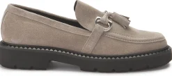 Slipper|Kennel Schmenger Kennel & Schmenger Tassel Loafer in Übergrößen Grau