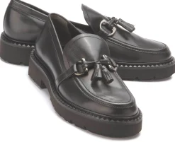 Slipper|Kennel Schmenger Kennel & Schmenger Tassel Loafer in Übergrößen Schwarz