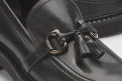 Slipper|Kennel Schmenger Kennel & Schmenger Tassel Loafer in Übergrößen Schwarz