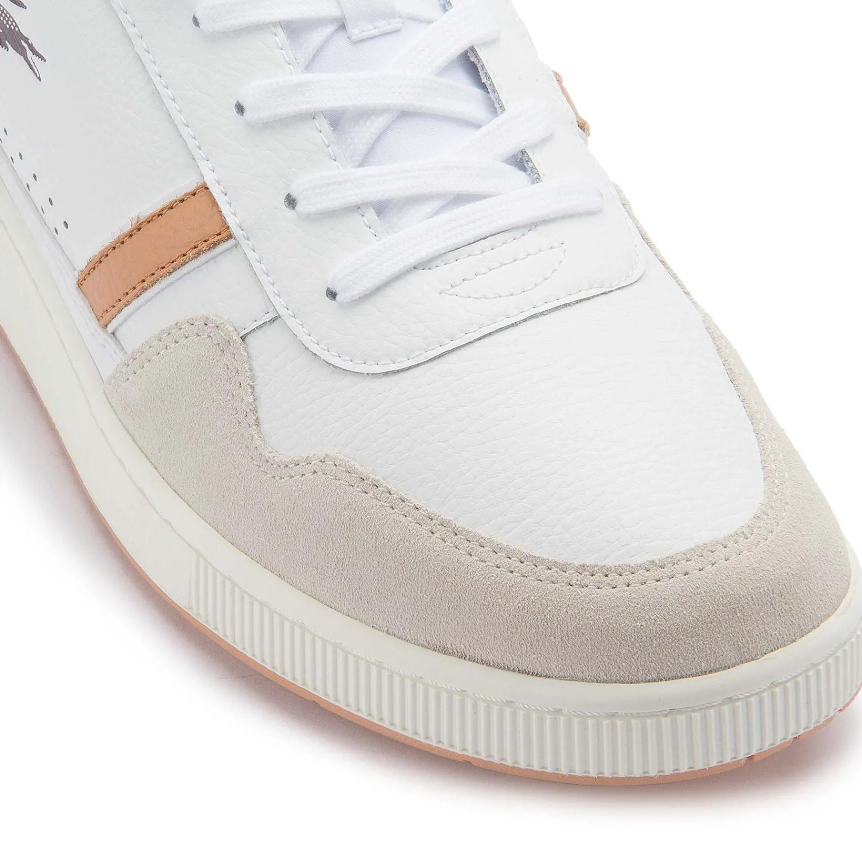 Schnürschuhe|Lacoste Sneaker in Übergrößen Weiß