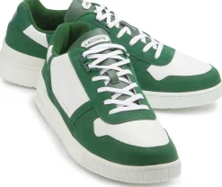 Schnürschuhe|Lacoste Sneaker in Übergrößen Weiß