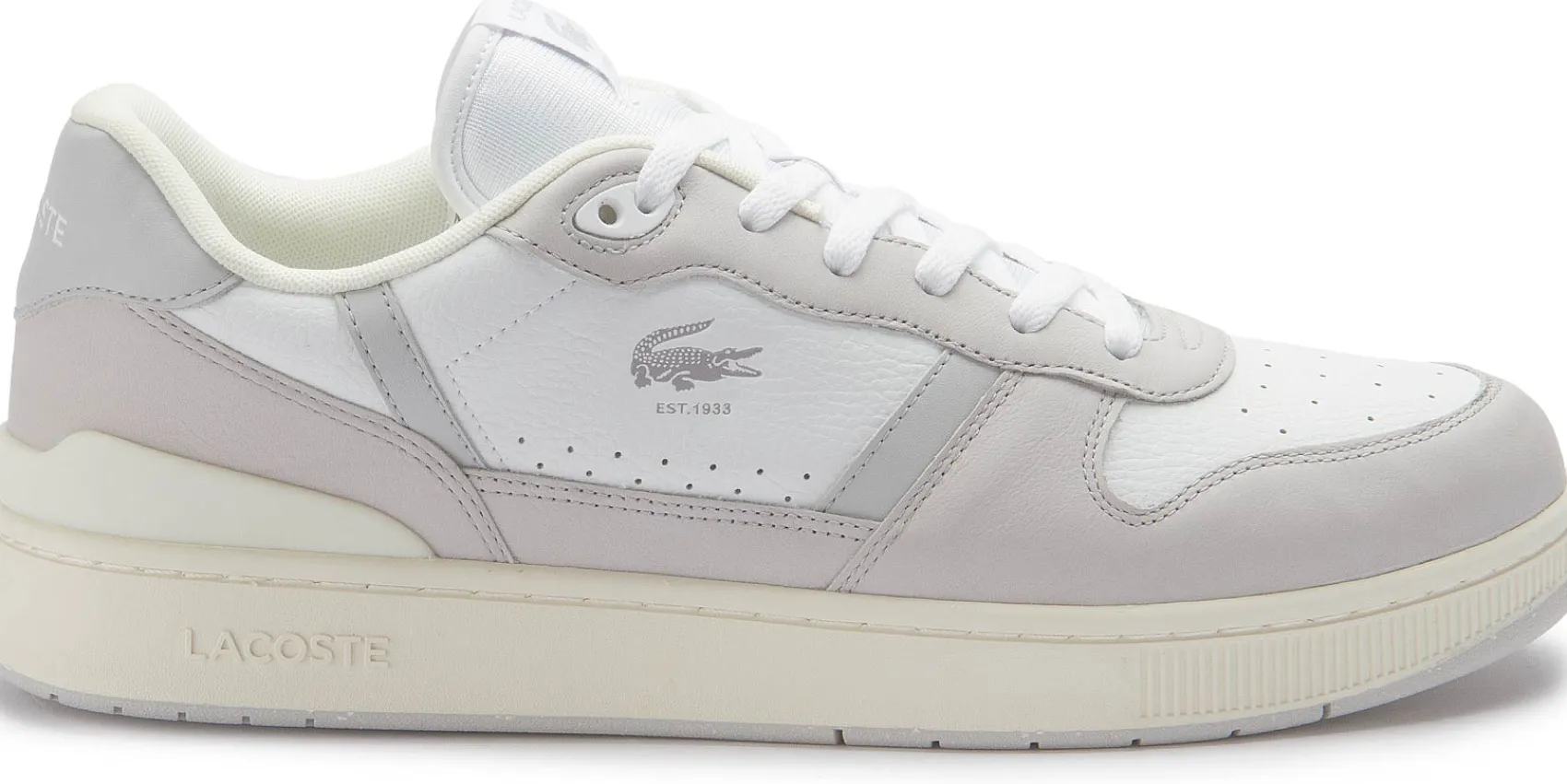 Sneaker|Schnürschuhe|Lacoste Sneaker in Übergrößen Grau