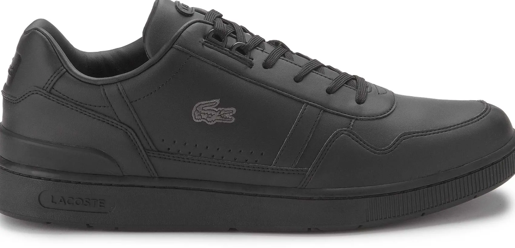 Sneaker|Schnürschuhe|Lacoste Sneaker in Übergrößen Schwarz