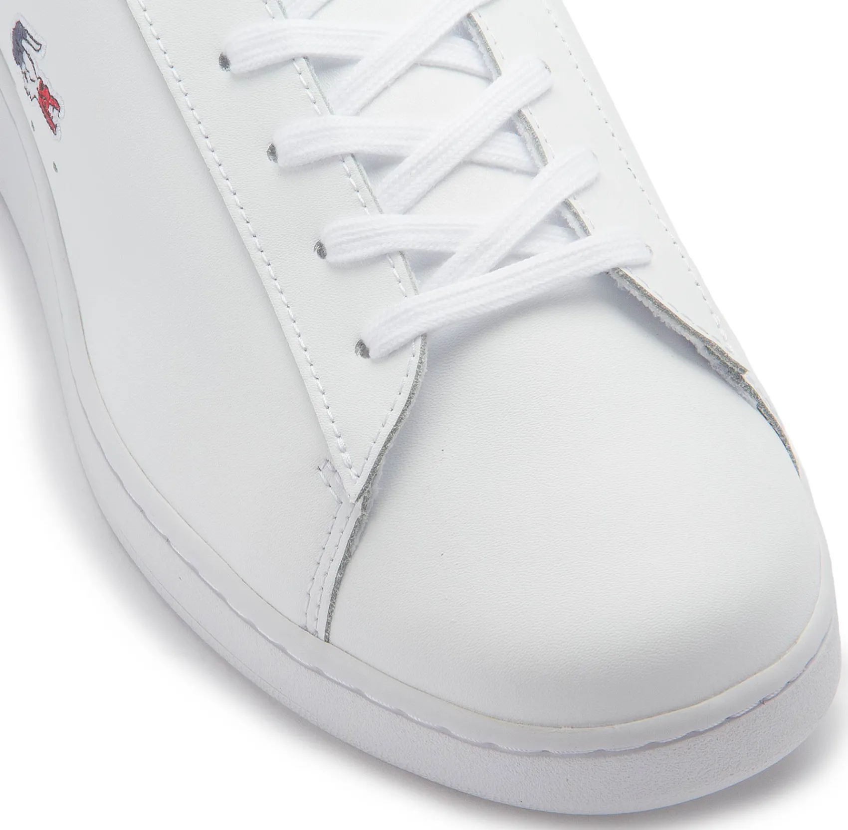 Sneaker|Schnürschuhe|Lacoste Sneaker in Übergrößen Weiß