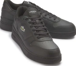 Sneaker|Schnürschuhe|Lacoste Sneaker in Übergrößen Schwarz