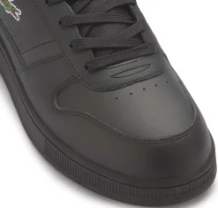 Sneaker|Schnürschuhe|Lacoste Sneaker in Übergrößen Schwarz