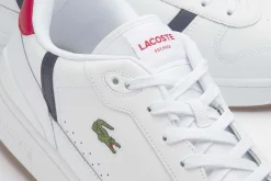 Sneaker|Schnürschuhe|Lacoste Sneaker in Übergrößen Weiß