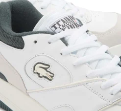 Sneaker|Schnürschuhe|Lacoste Sneaker in Übergrößen Weiß