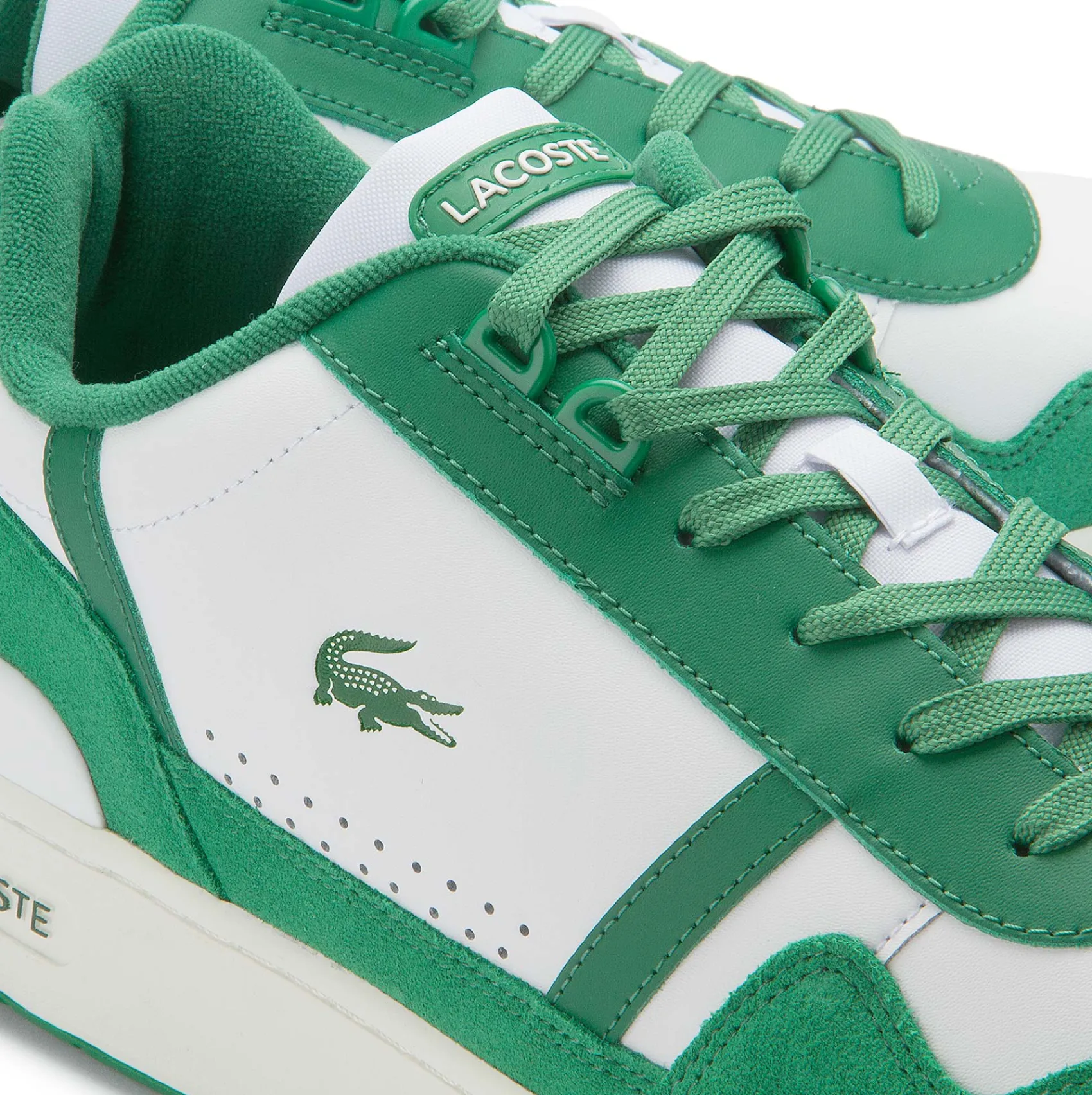 Sneaker|Schnürschuhe|Lacoste Sneaker in Übergrößen Weiß