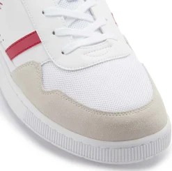Sneaker|Schnürschuhe|Lacoste Sneaker in Übergrößen Rot