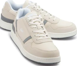 Sneaker|Schnürschuhe|Lacoste Sneaker in Übergrößen Beige