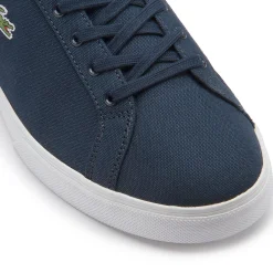 Leinenschuhe|Sneaker|Lacoste Sneaker in Übergrößen Blau