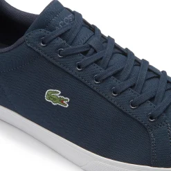 Leinenschuhe|Sneaker|Lacoste Sneaker in Übergrößen Blau