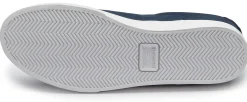 Leinenschuhe|Sneaker|Lacoste Sneaker in Übergrößen Blau