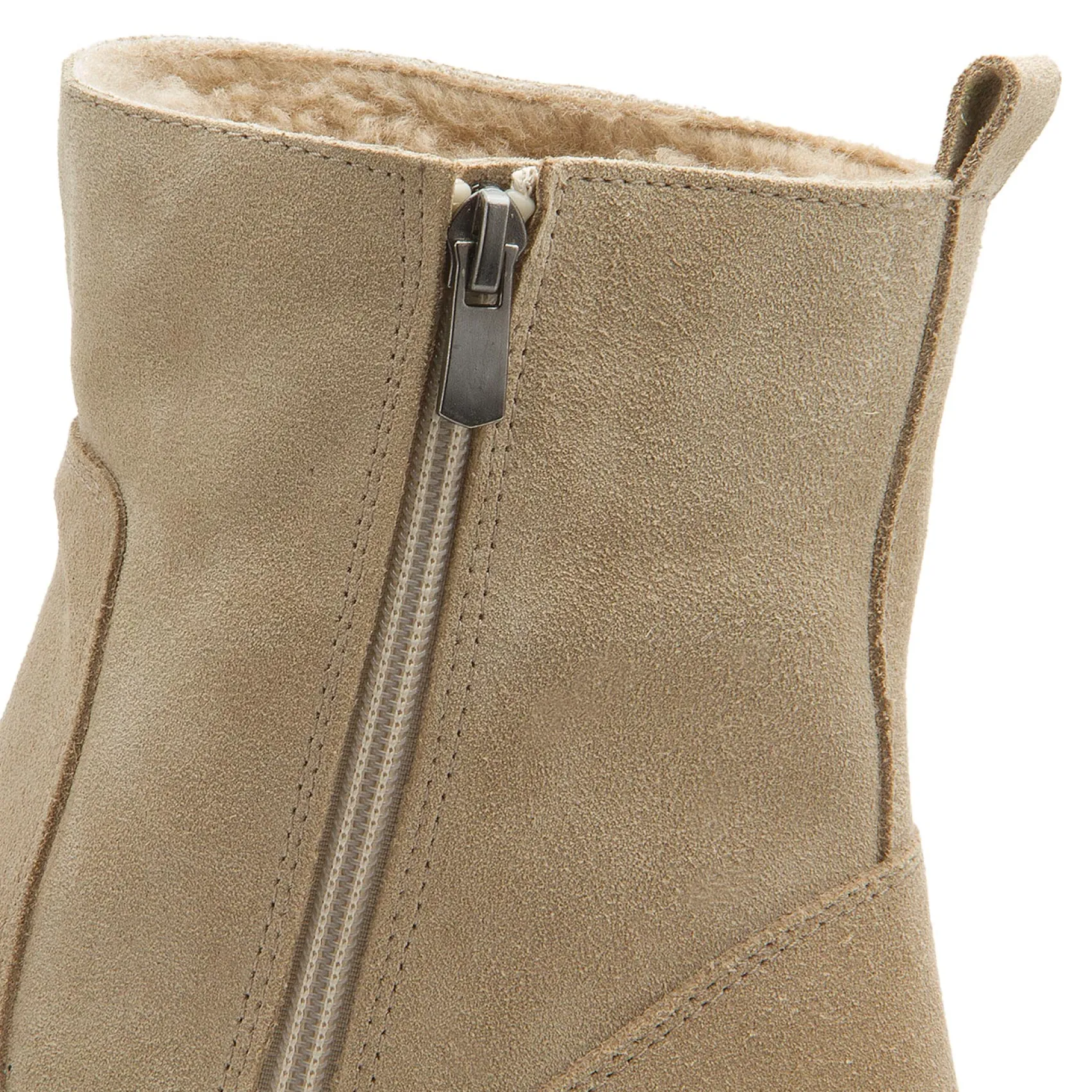 Stiefeletten|Boots|Horsch Schuhe Lammfell-Boot in Übergrößen Beige
