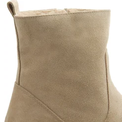 Stiefeletten|Boots|Horsch Schuhe Lammfell-Boot in Übergrößen Beige