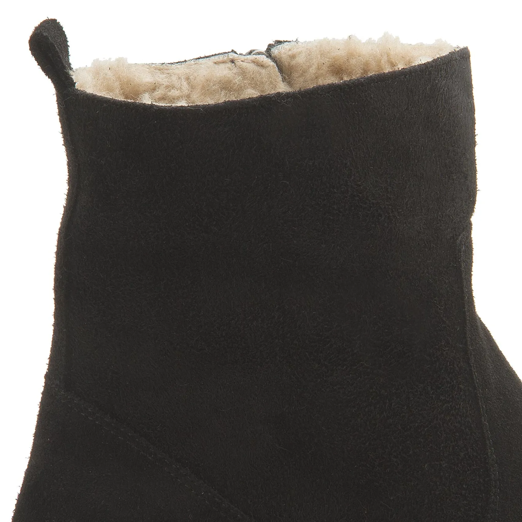 Stiefeletten|Boots|Horsch Schuhe Lammfell-Boot in Übergrößen Schwarz