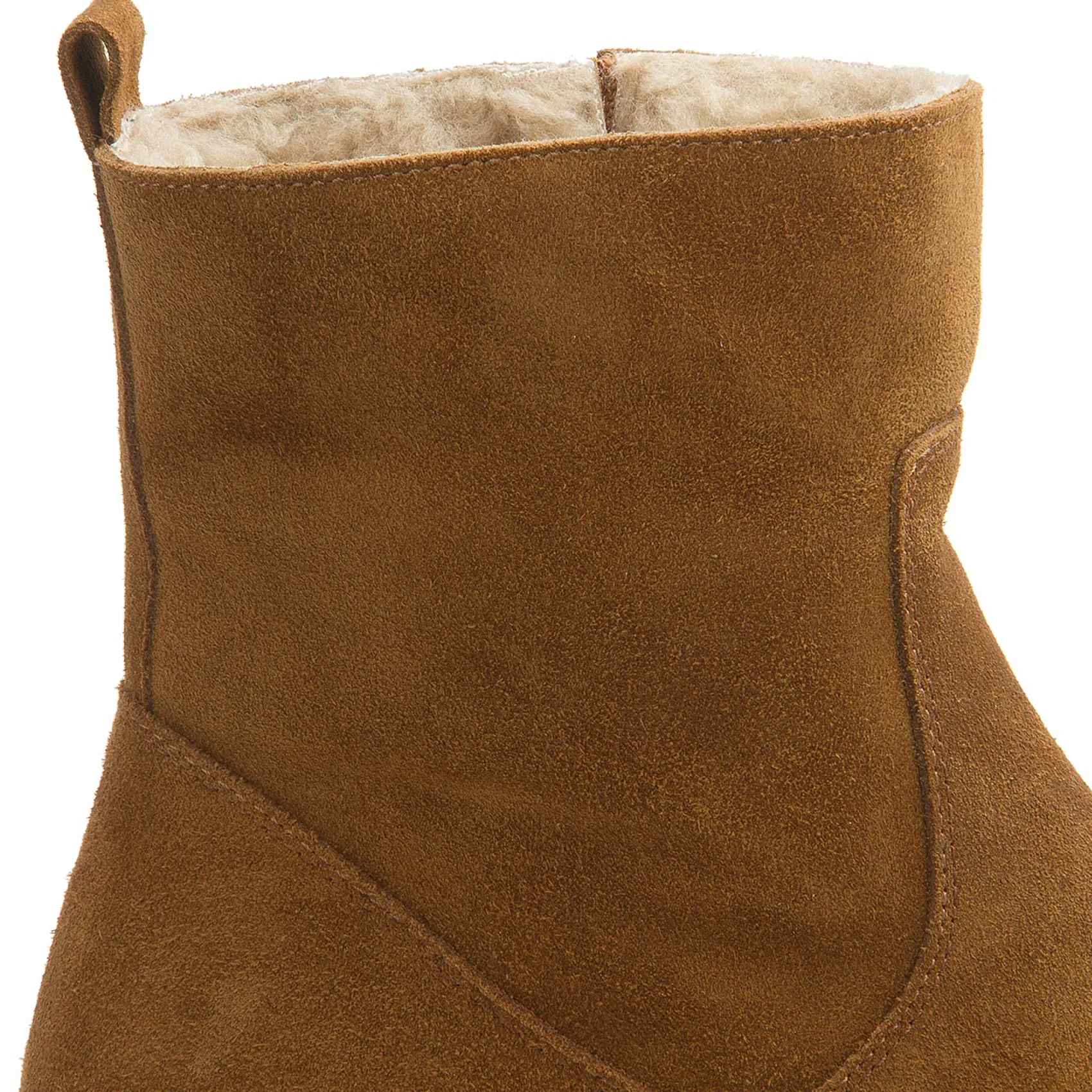 Stiefeletten|Boots|Horsch Schuhe Lammfell-Boot in Übergrößen Braun
