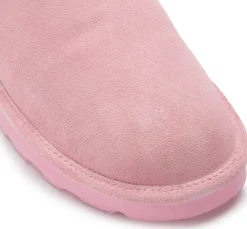 Stiefeletten|Boots|Bearpaw Lammfell-Boot in Übergrößen Rosa
