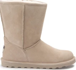 Stiefeletten|Boots|Bearpaw Lammfell-Boot in Übergrößen Beige