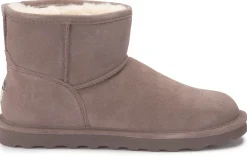 Stiefeletten|Boots|Bearpaw Lammfell-Boot in Übergrößen Grau