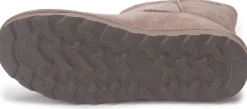 Stiefeletten|Boots|Bearpaw Lammfell-Boot in Übergrößen Grau