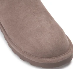 Stiefeletten|Boots|Bearpaw Lammfell-Boot in Übergrößen Grau