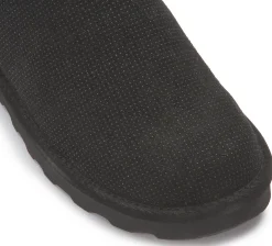 Stiefeletten|Boots|Bearpaw Lammfell-Boot in Übergrößen Schwarz