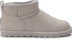 Stiefeletten|Boots|Bearpaw Lammfell-Boot in Übergrößen Grau