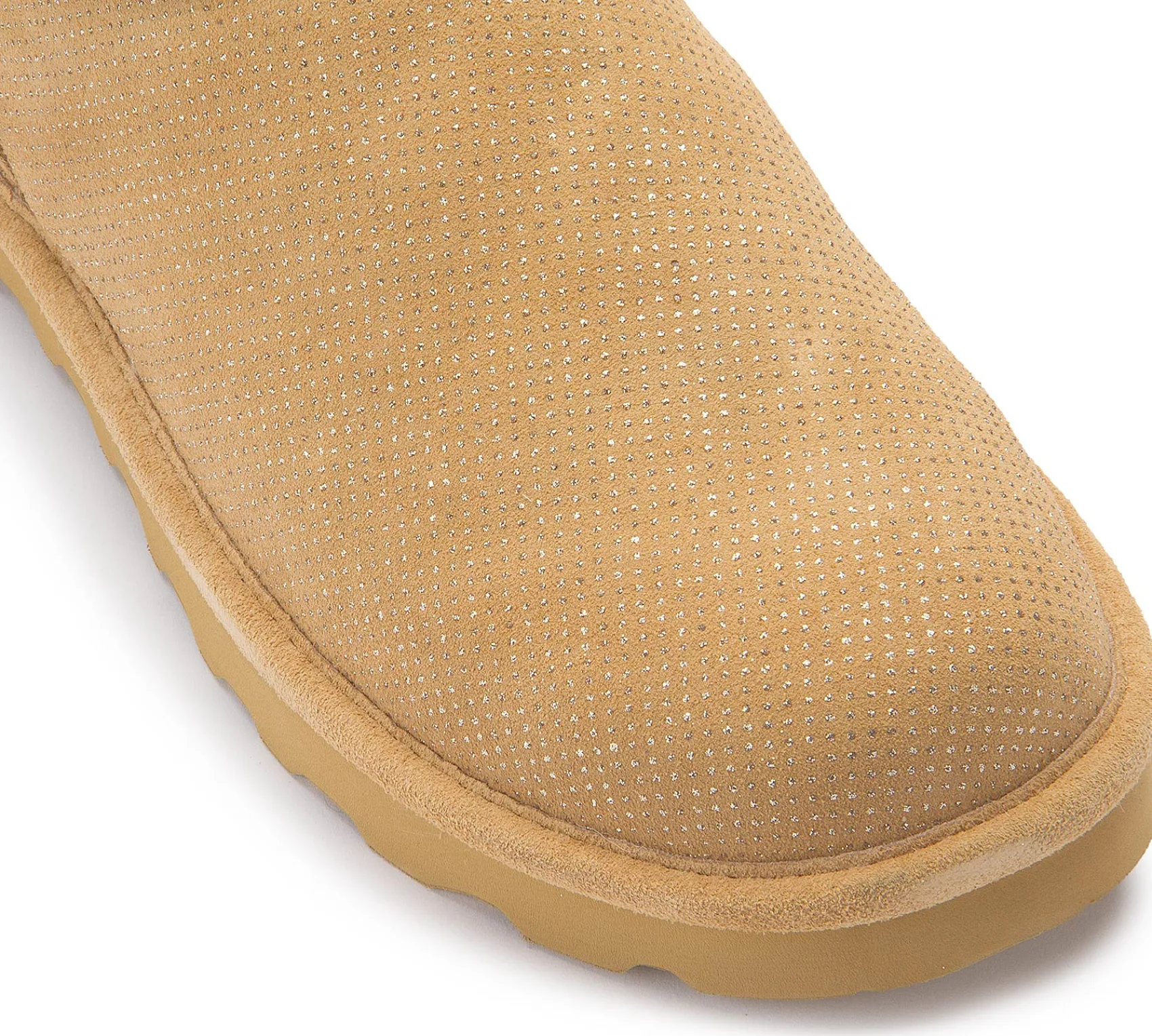 Stiefeletten|Boots|Bearpaw Lammfell-Boot in Übergrößen Beige