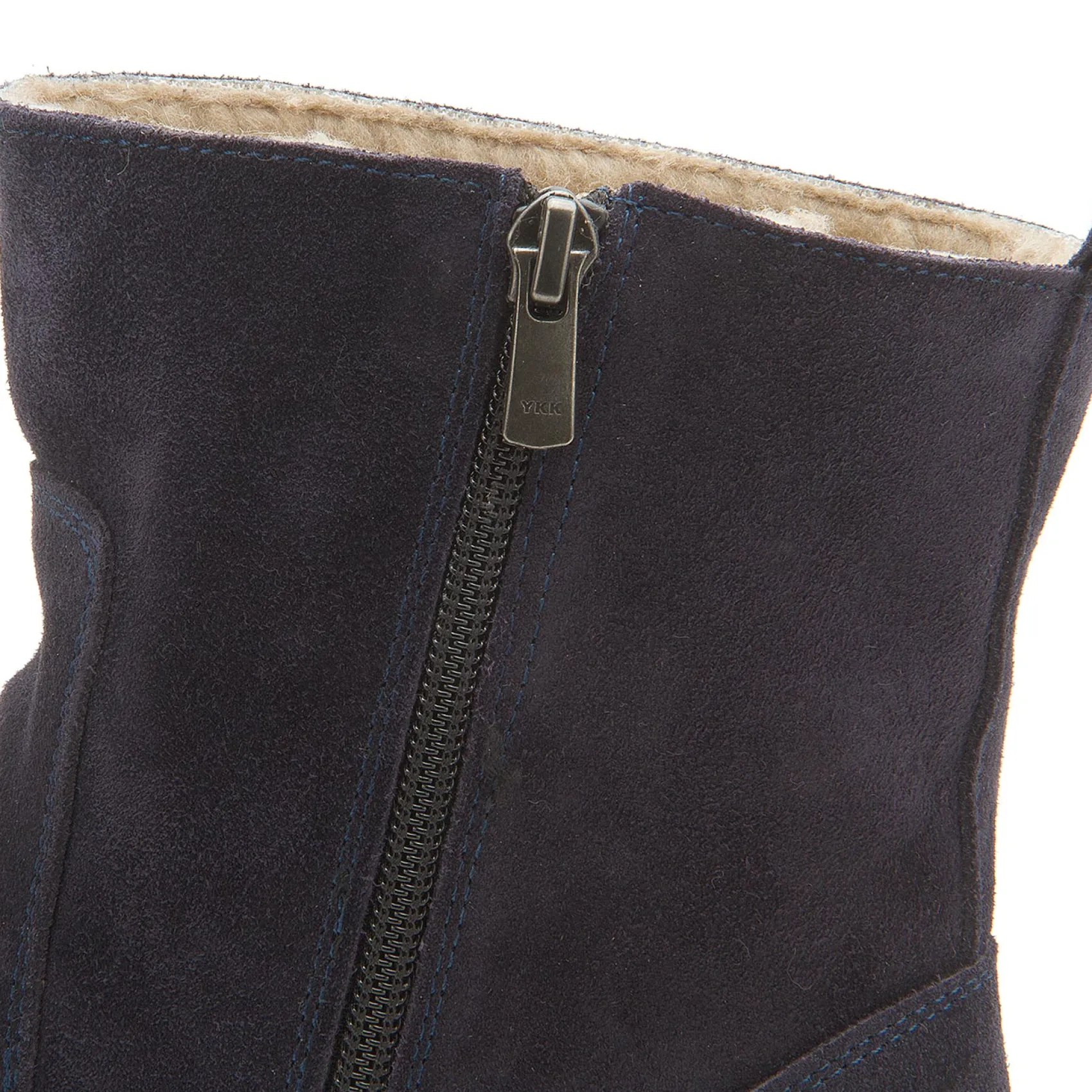 Stiefeletten|Boots|Horsch Schuhe Lammfell-Boot in Übergrößen Blau