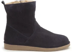 Stiefeletten|Boots|Horsch Schuhe Lammfell-Boot in Übergrößen Blau